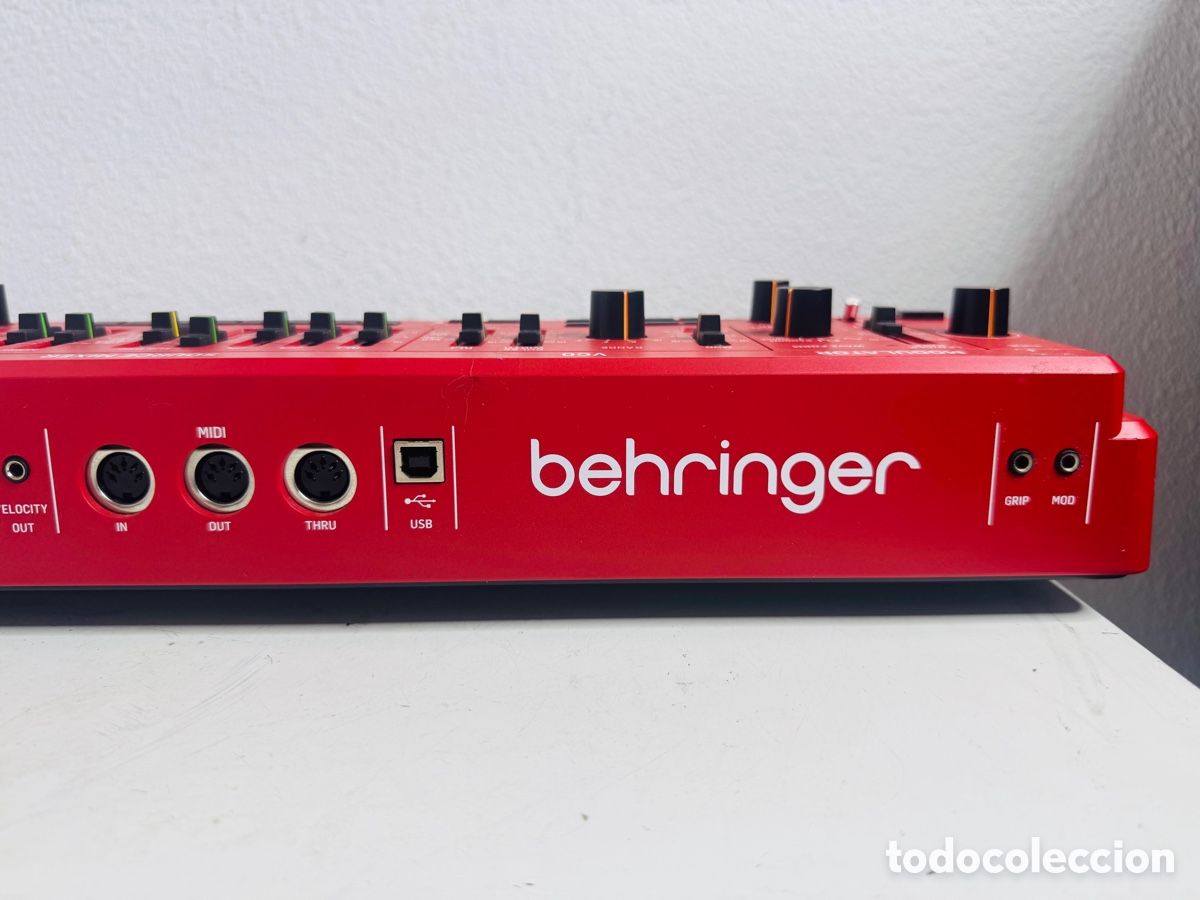 Segunda mano: Behringer MS 1 RD Analog Monophonic Synthesizer Red Keyboard - Foto 13