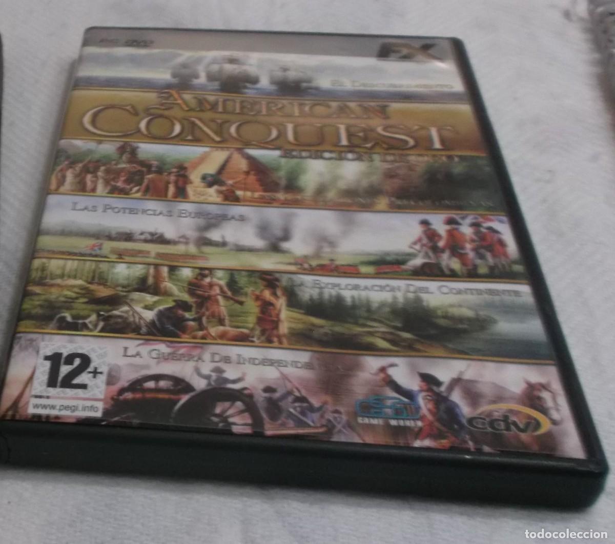 Segunda mano: Juego para PC DVD American Conquest FX multiestrategia + Juego PC Knishts Merchants
