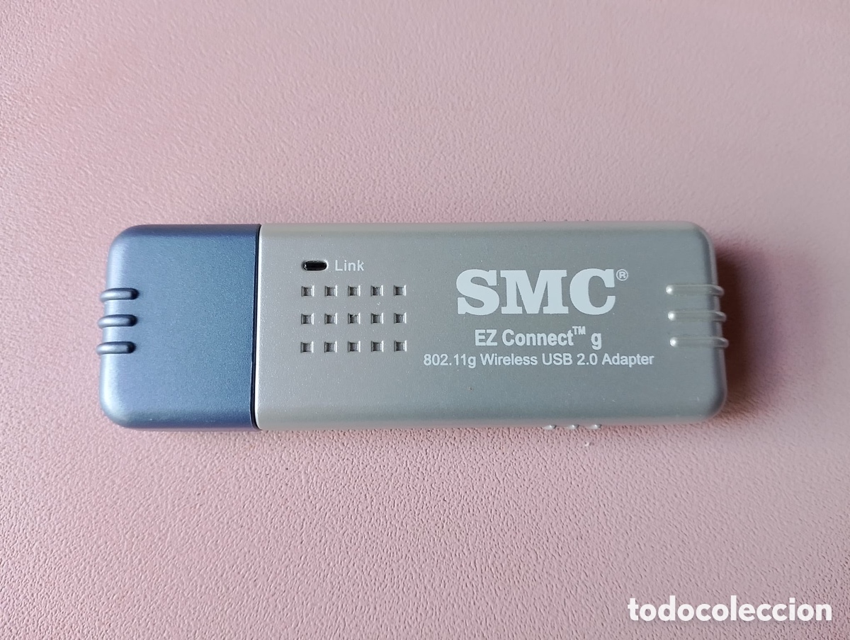 Segunda mano: Adaptador WiFi USB SMC EZ Connect g SMC2862W-G vintage