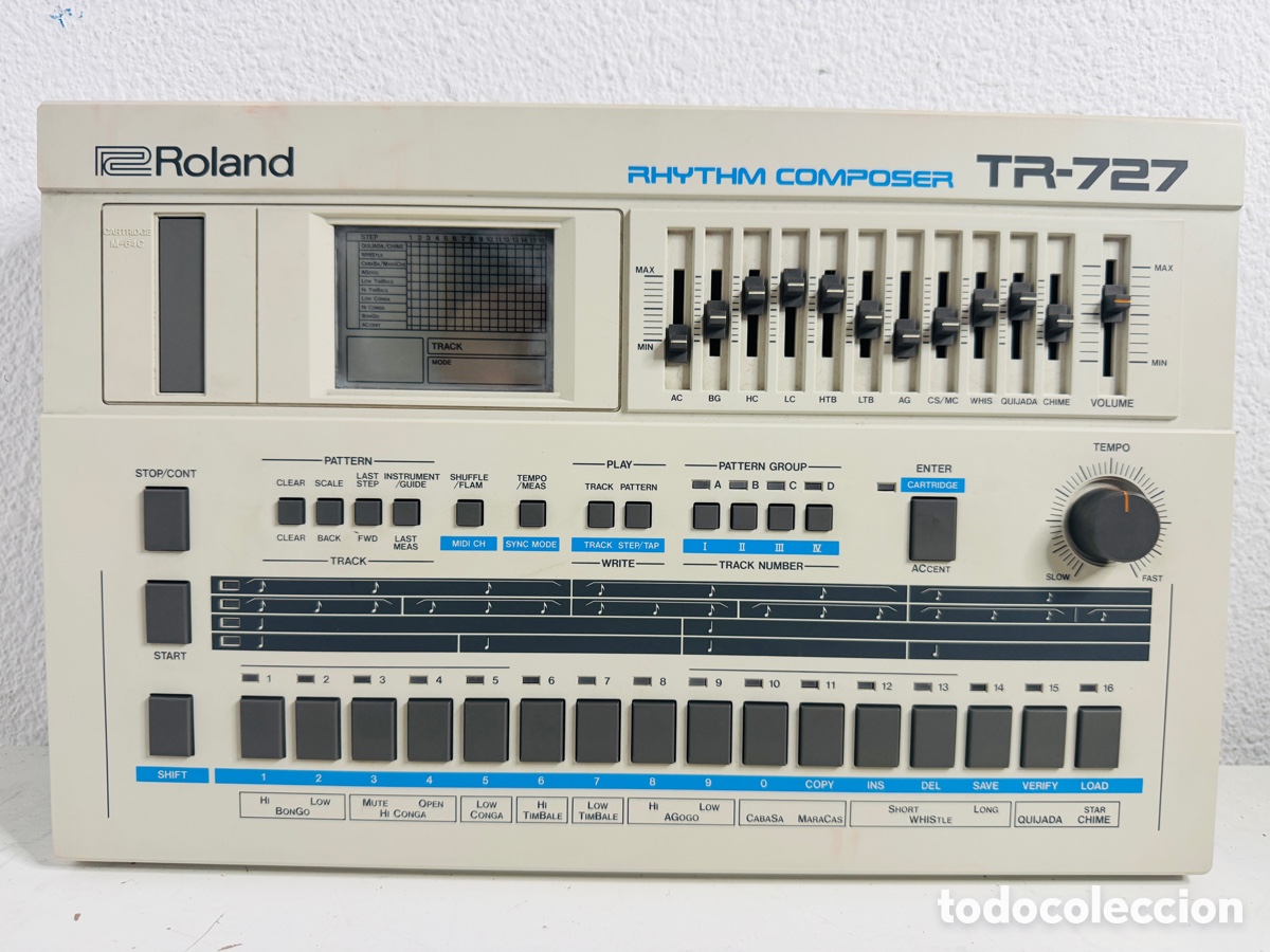 Segunda mano: Roland Rhythm Composer TR-727 Drum Machine Sin Comprobar