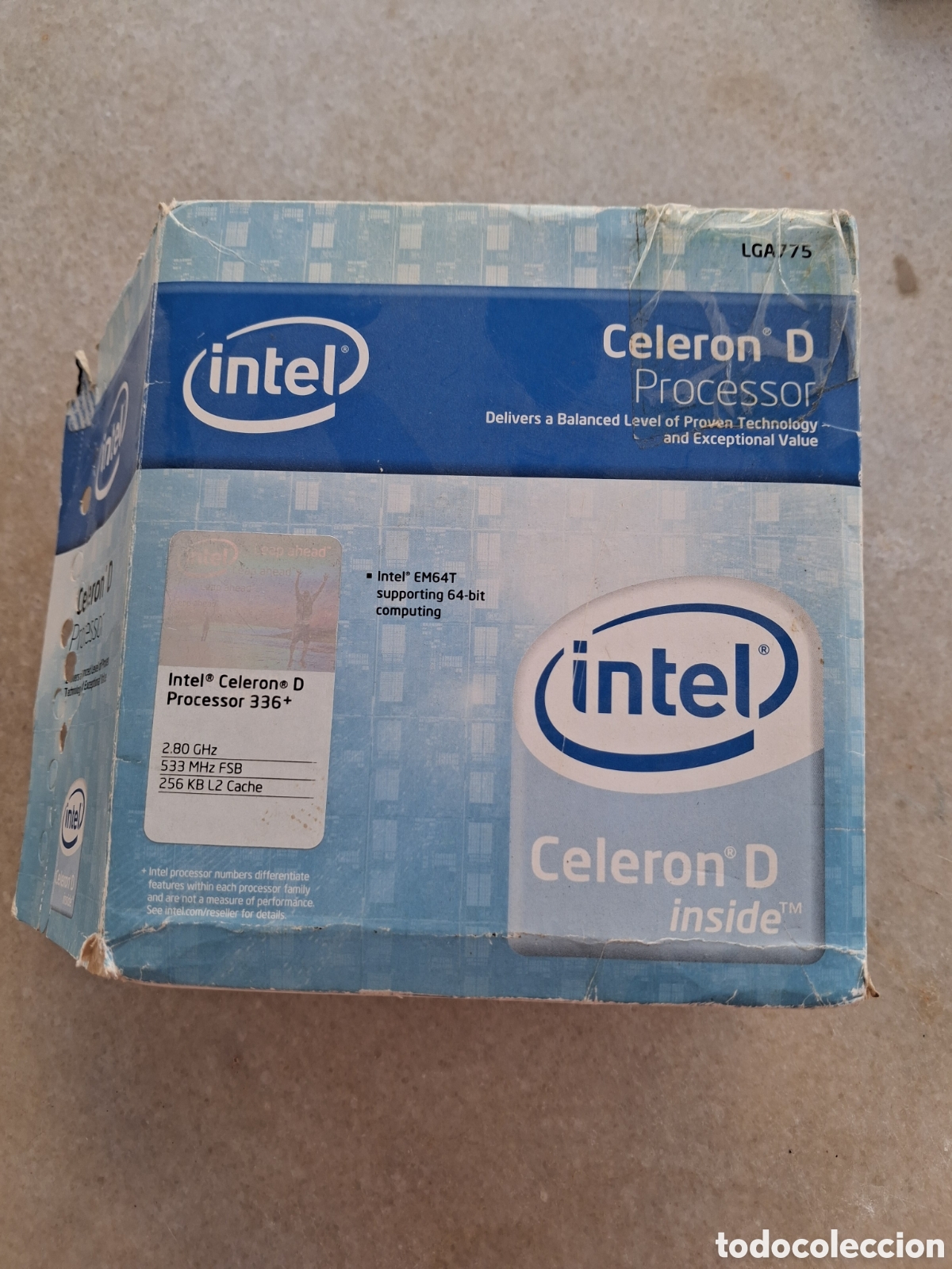 Segunda mano: Microprocesador Intel Celeron D 336 nuevo