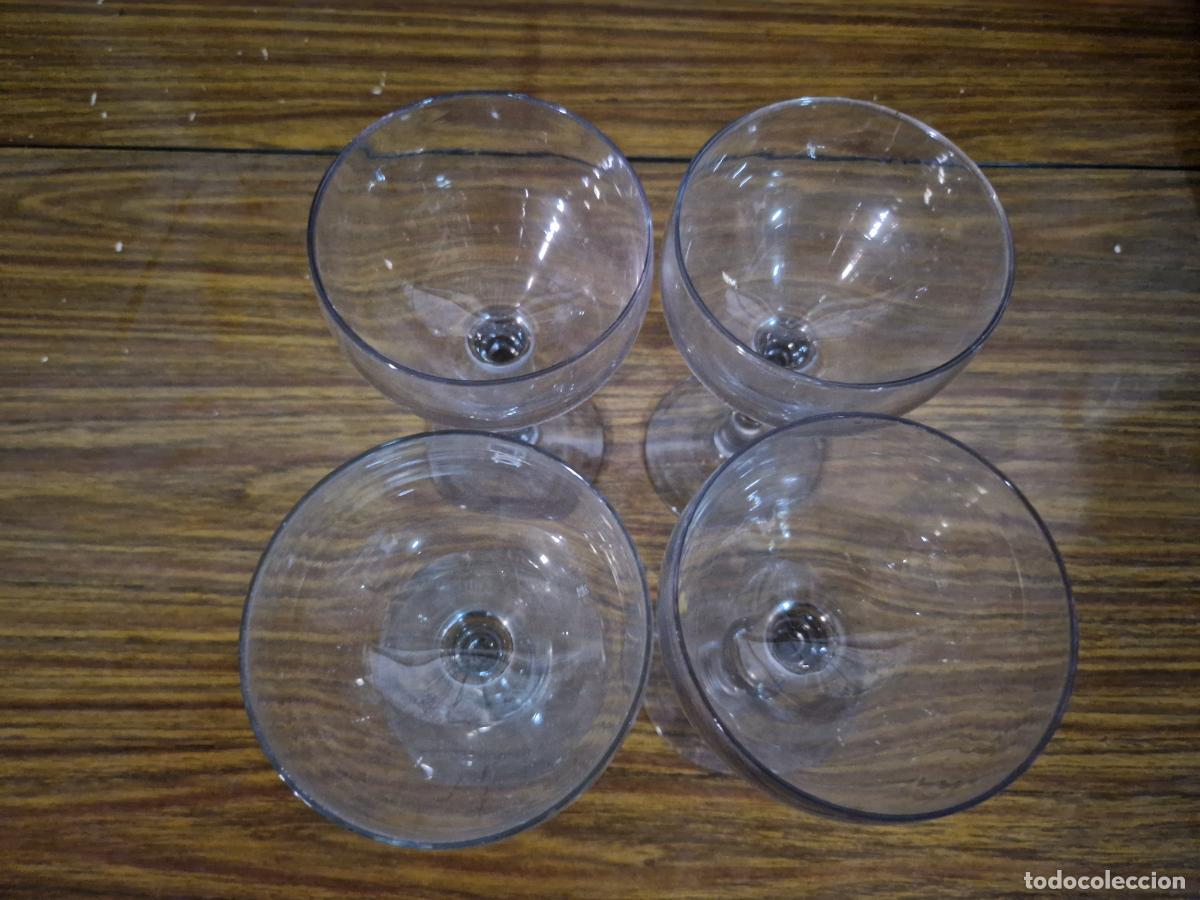 Segunda mano: 4 BONITAS COPAS DE CRISTAL. MEDIDA 18*10 - Foto 2