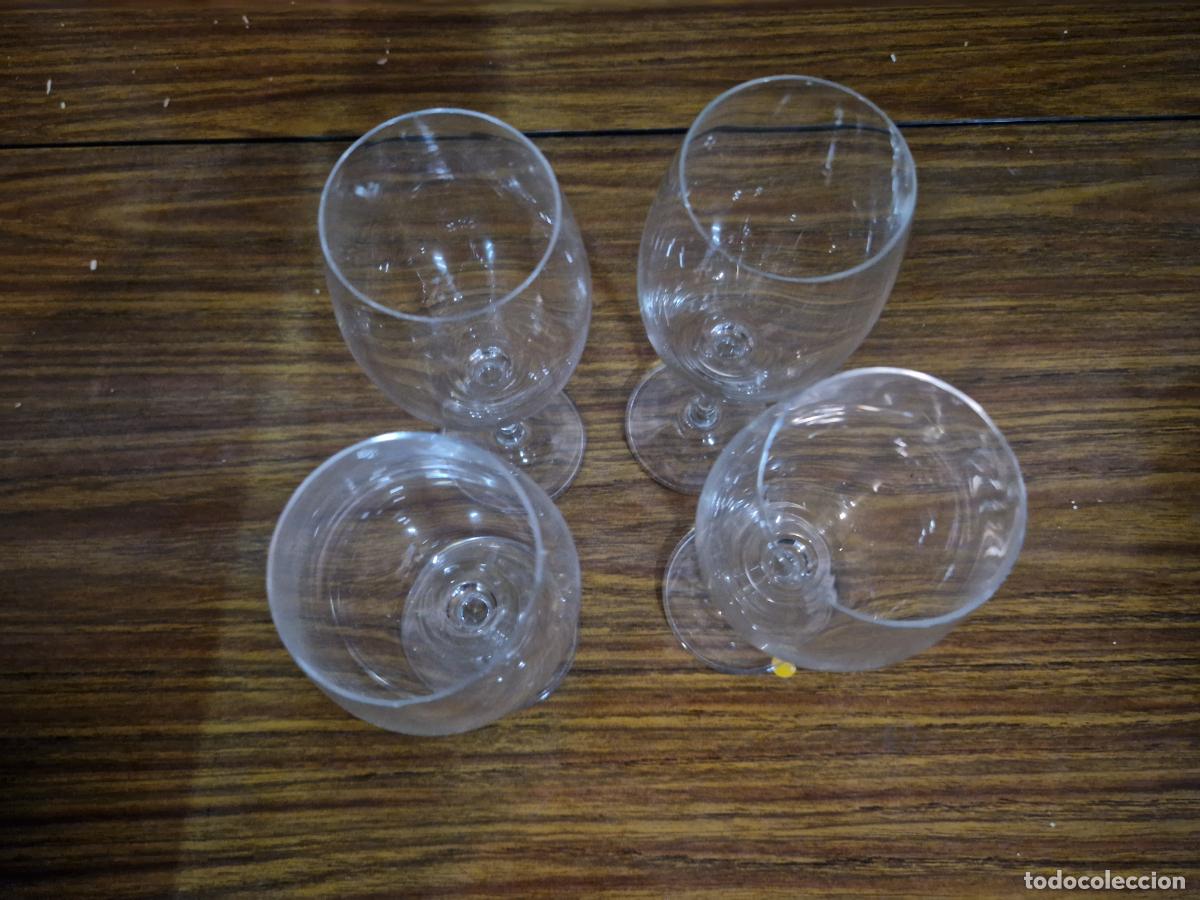 Segunda mano: 4 BONITAS COPAS DE CRISTAL. MEDIDA 18*6 - Foto 2