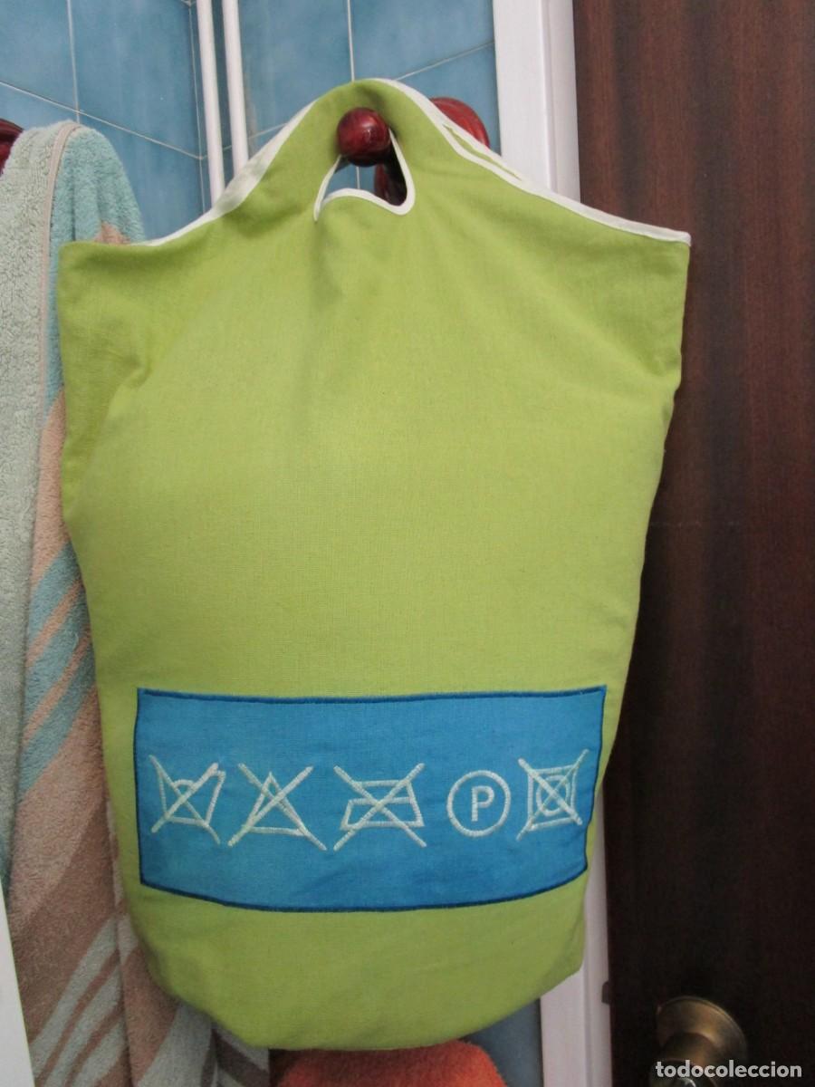 Segunda mano: MODERNO Y PRACTICO SACO RECIPIENTE PARA LA ROPA SUCIA