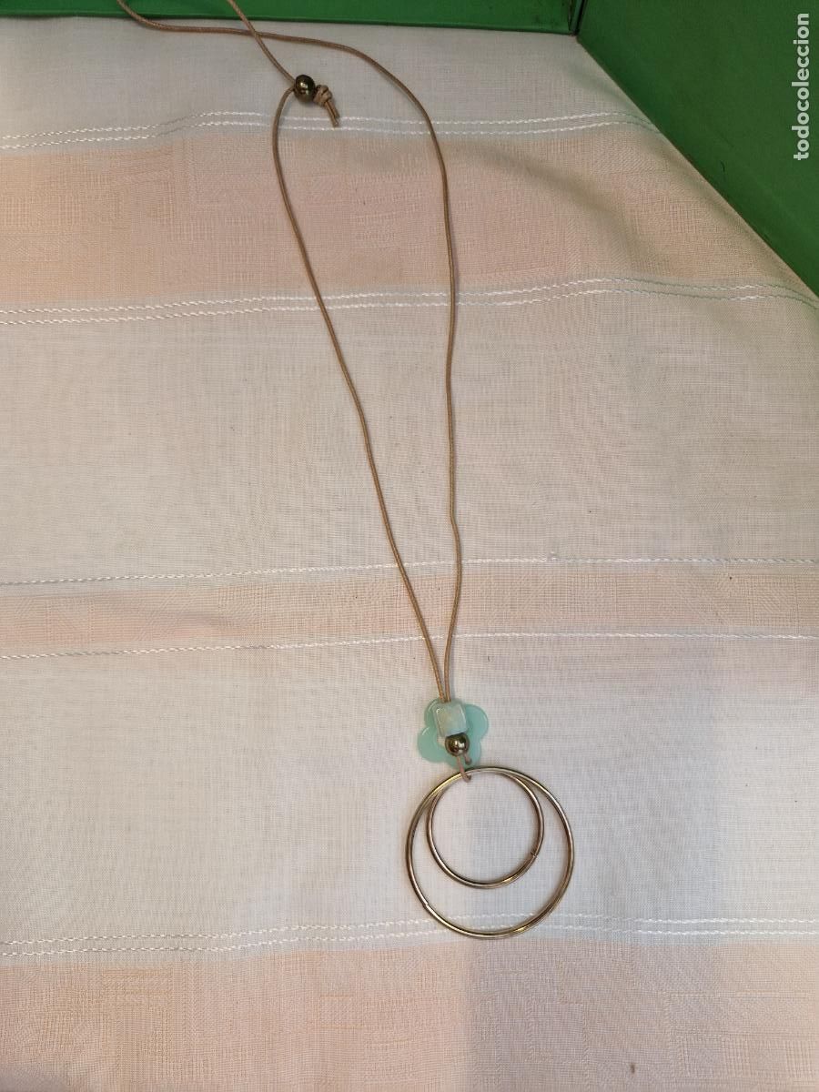 Segunda mano: BONITO COLLAR. DISE&Ntilde;O DE AROS. 40CM DE LARGO
