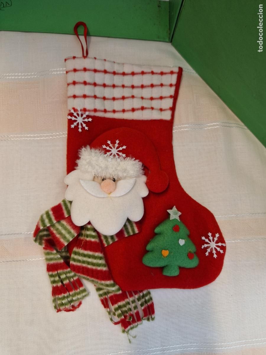 Segunda mano: BONITA BOTA NAVIDE&Ntilde;A DECORATIVO.