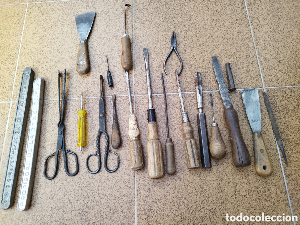 Segunda mano: Lote herramientas antiguo fant&aacute;stico - Foto 2
