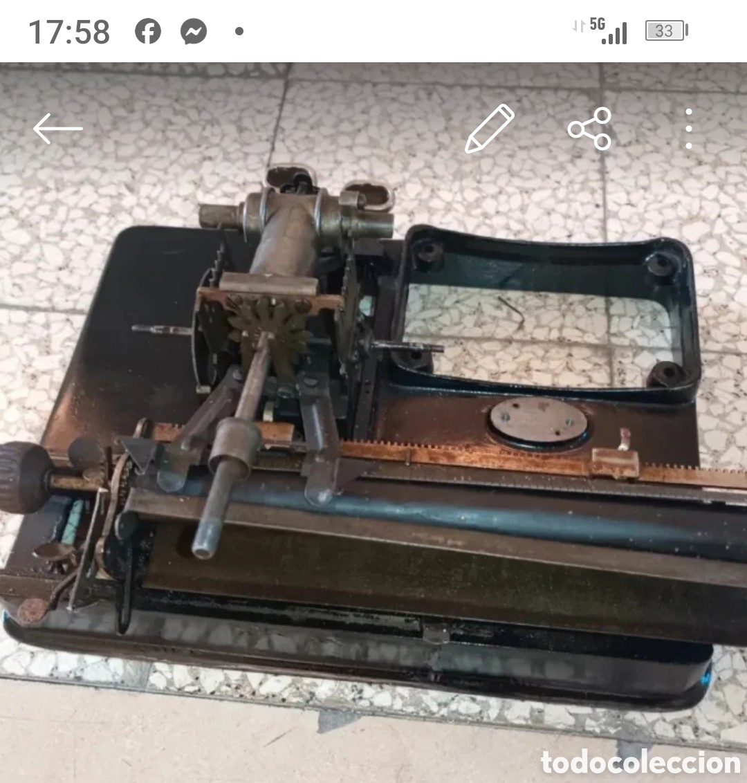Segunda mano: Macchina per scrivere Mignon ricambi - Foto 4