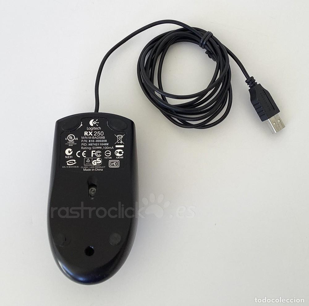 Segunda mano: Rat&oacute;n &oacute;ptico con cable Logitech RX250 - Foto 4