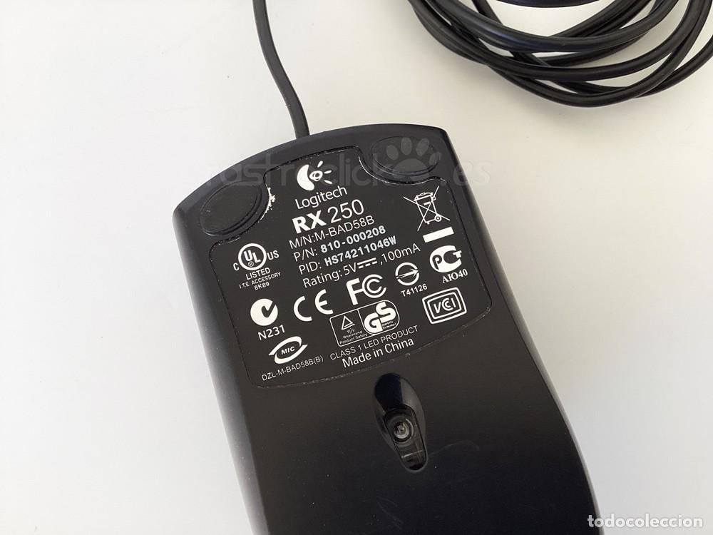 Segunda mano: Rat&oacute;n &oacute;ptico con cable Logitech RX250 - Foto 5