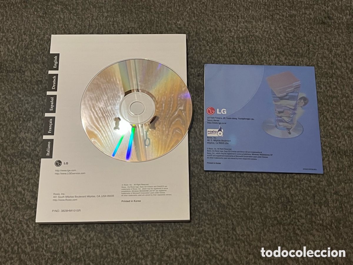 Segunda mano: LG CD Recording Software. Manual + CD. Owner&acute;s Manual - Foto 2