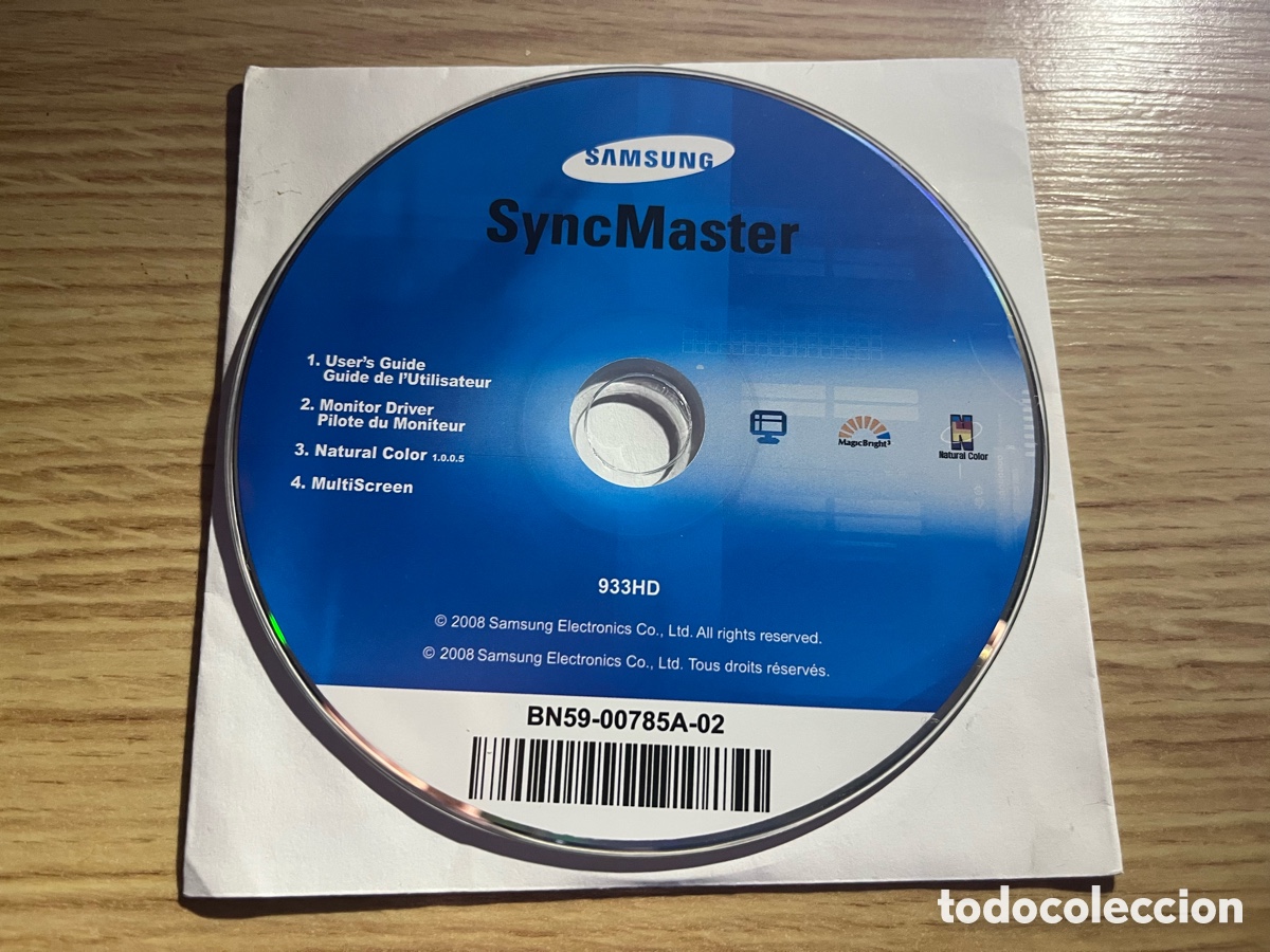 Segunda mano: CD SAMSUNG SyncMaster 933HD. BN59-00785A-02