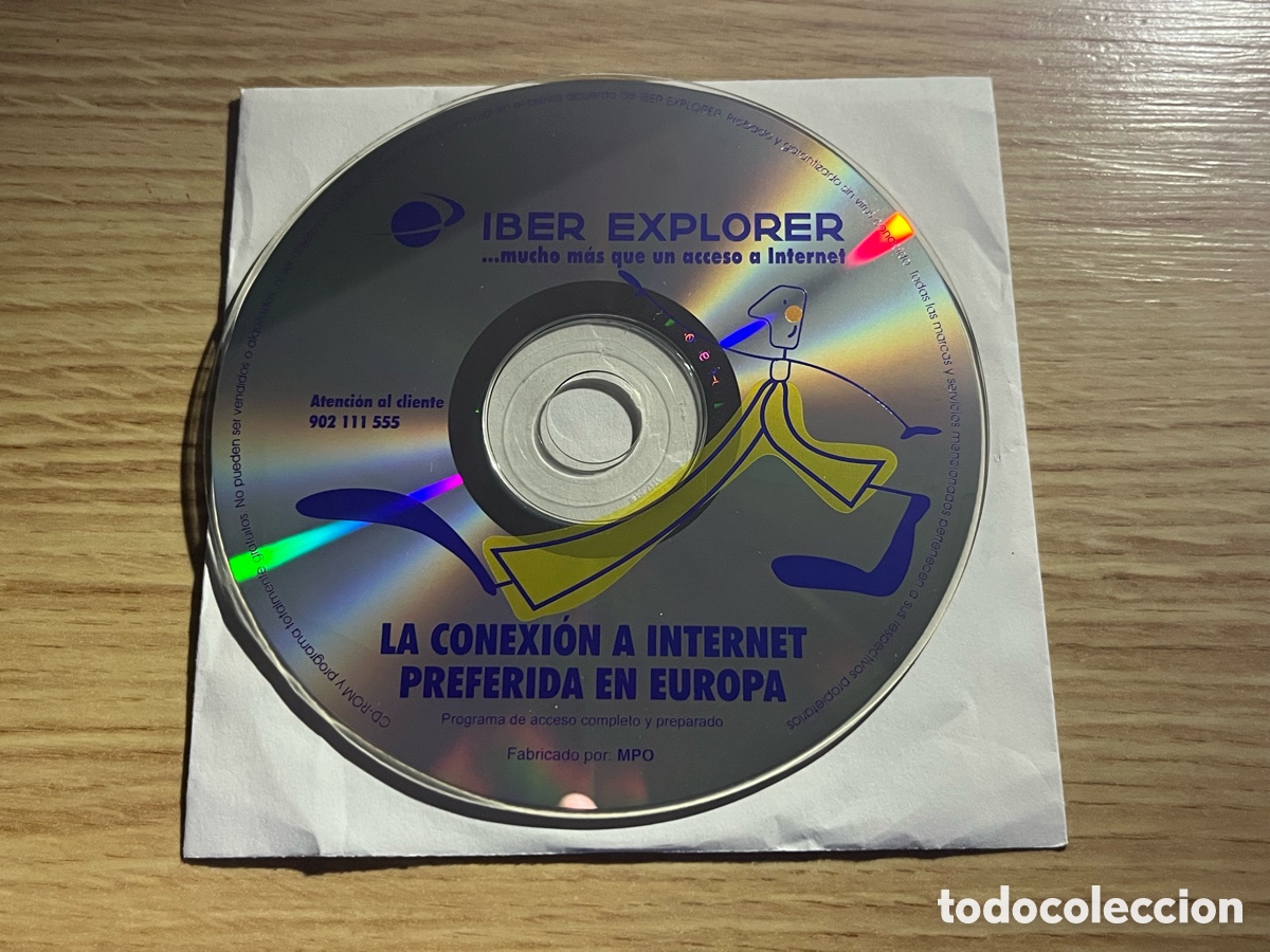 Segunda mano: CD IBER EXPLORER. La conexi&oacute;n a Internet preferida en Europa. Mucho m&aacute;s que un acceso a Internet