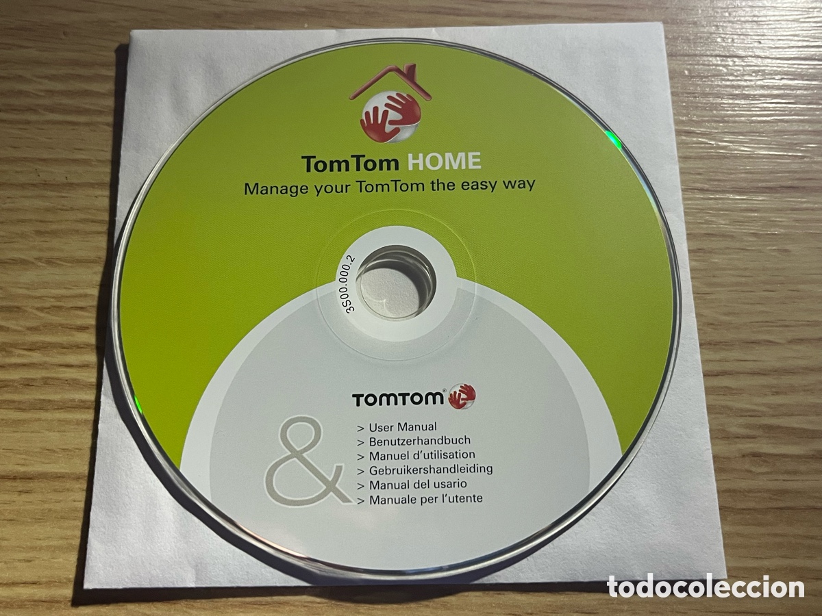 Segunda mano: CD TOMTOM HOME. Manage your Tom Tom the easy way. Manual de usuario. User Manual