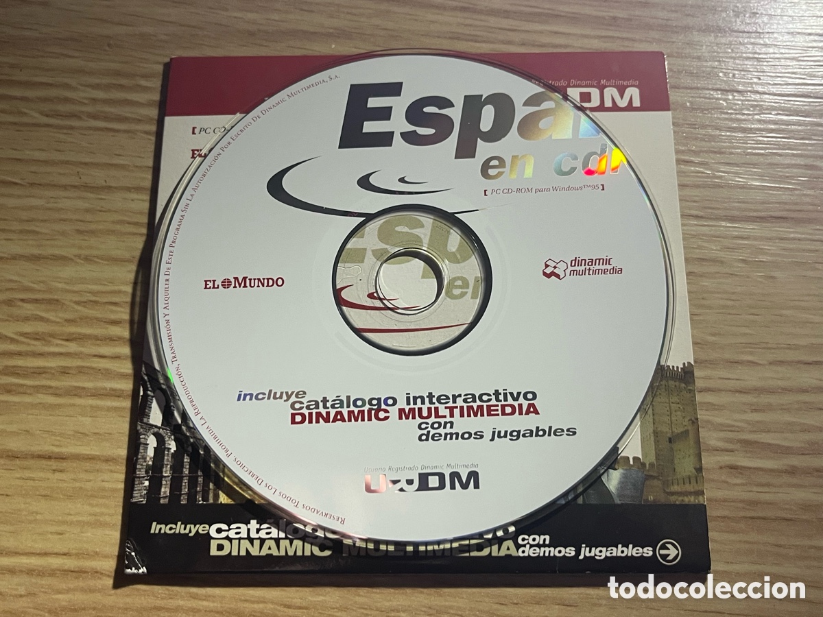 Segunda mano: CD Presentaci&oacute;n en v&iacute;deo URDM.Espa&ntilde;a en CDROM.Cat&aacute;logo interactivo DINAMIC MULTIMEDIA demos jugables - Foto 3