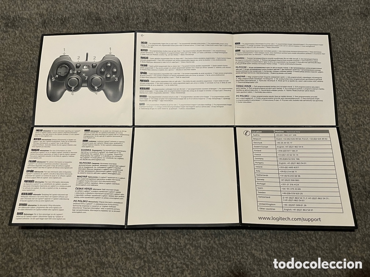 Segunda mano: CD LOGITECH DUAL ACTION INSTALLATION. Gaming Software para mando para PC + instrucciones - Foto 6