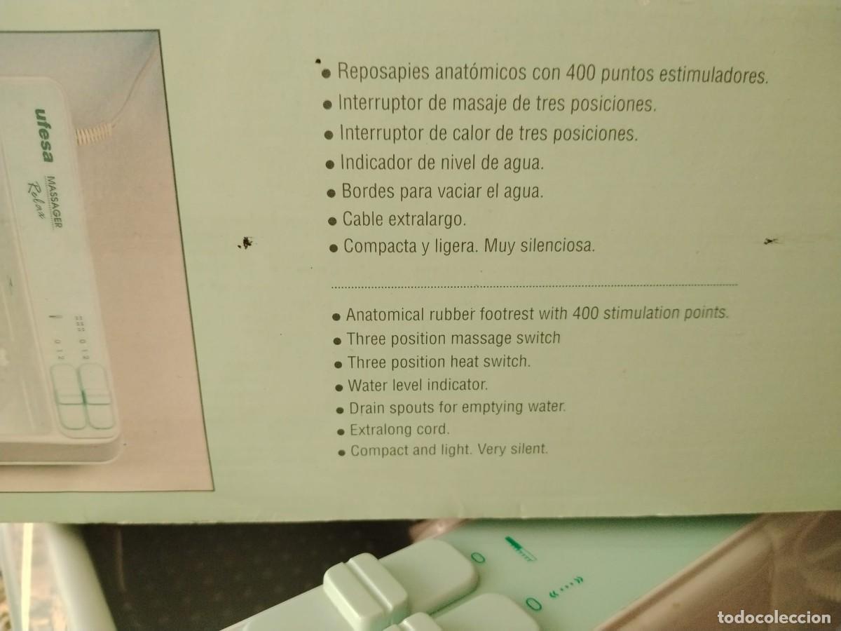 Segunda mano: Masajeador de pies Ufesa Relax, - Foto 4