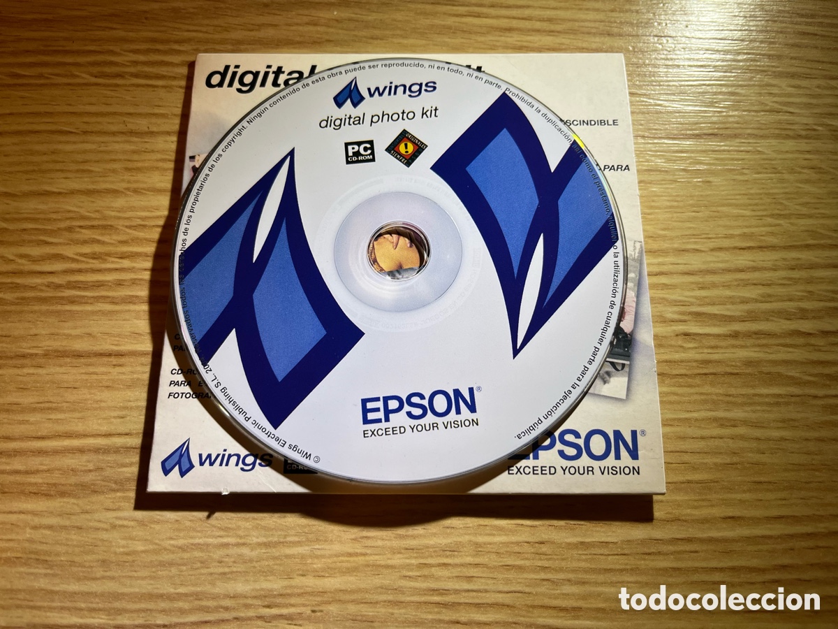 Segunda mano: CD DIGITAL PHOTO KIT. EPSON Exceed your vision. Wings - Foto 3