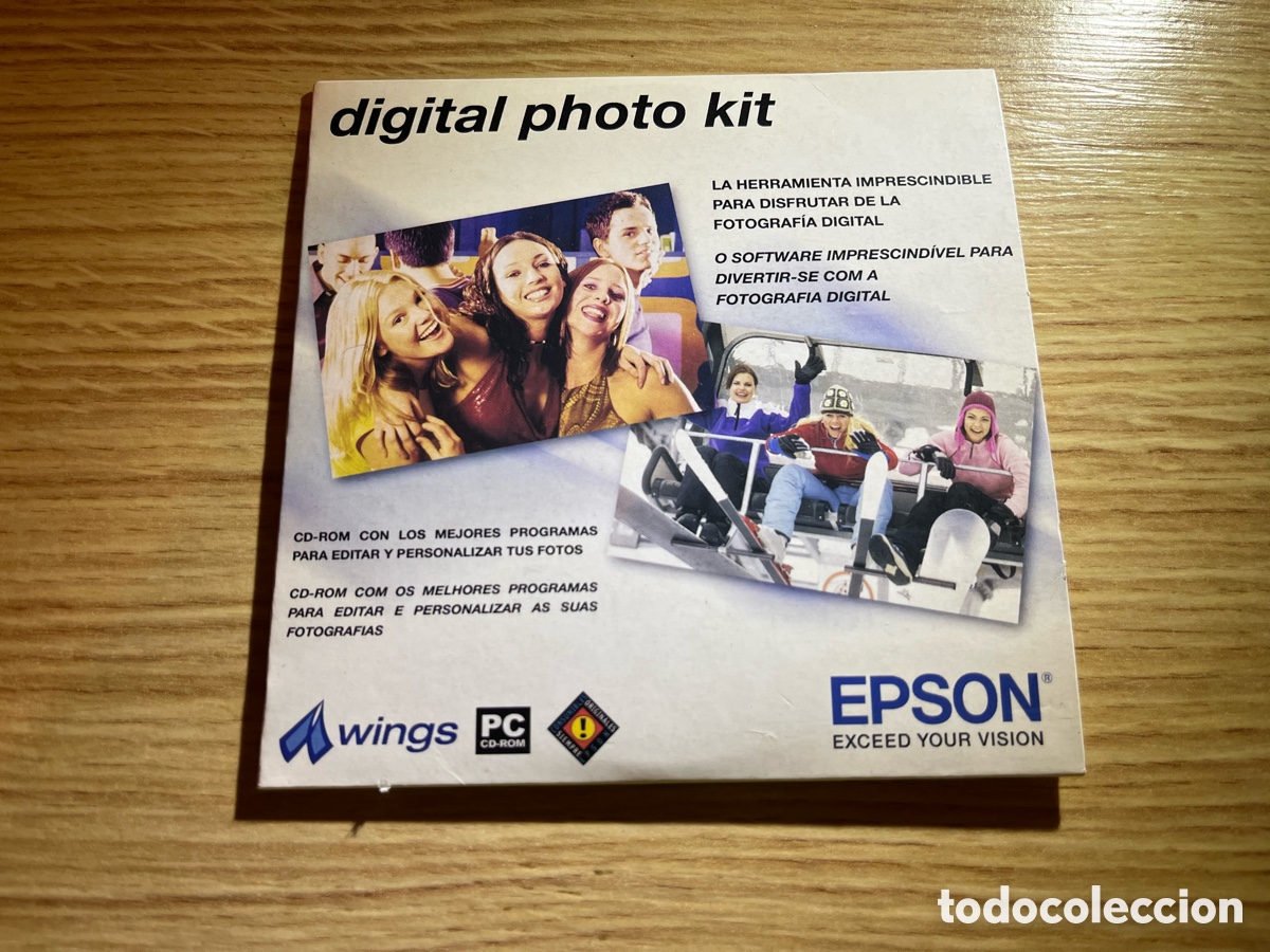 Segunda mano: CD DIGITAL PHOTO KIT. EPSON Exceed your vision. Wings