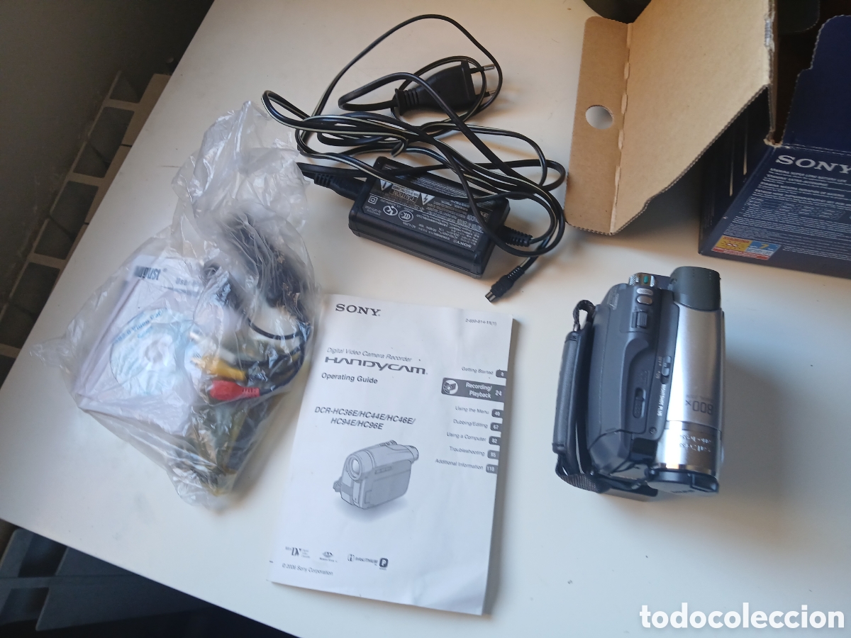 Segunda mano: Camara video Sony Handycam DCR y funda - Foto 3