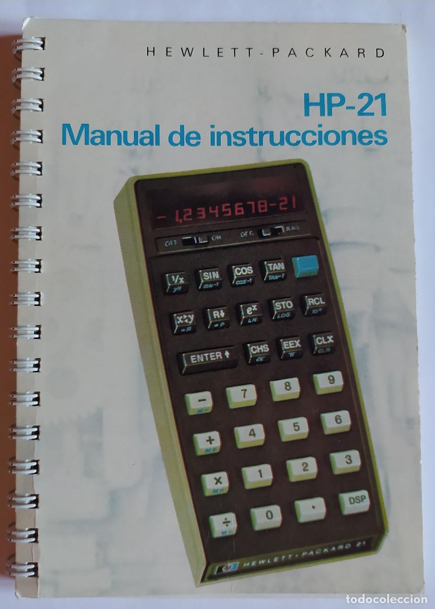 Segunda mano: MANUAL INSTRUCCIONES CALCULADORA HEWLETT-PACKARD HP-21 (VER DESCUENTO ADICIONAL)