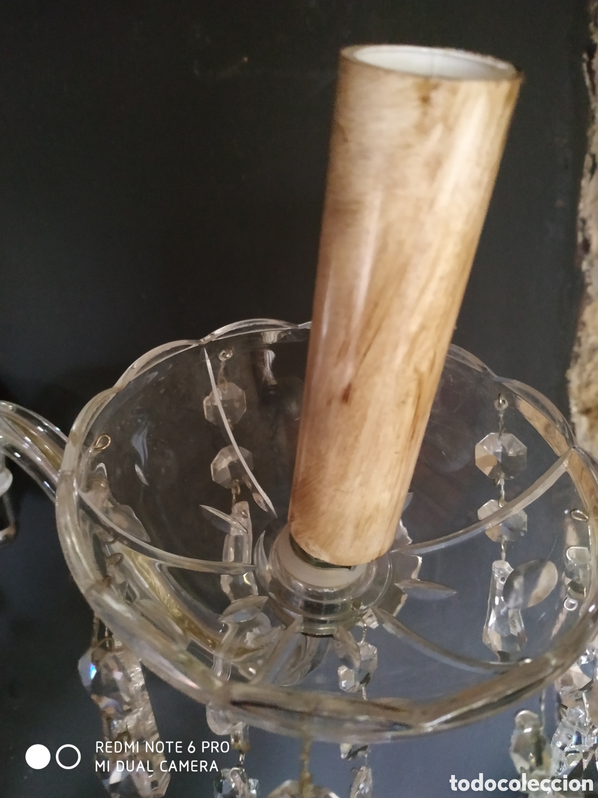 Segunda mano: Aplique de cristal con brillo - Foto 4