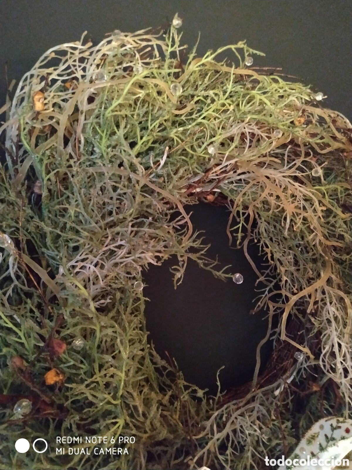 Segunda mano: Rueda de navidad artificial reproduciendo helada - Foto 12