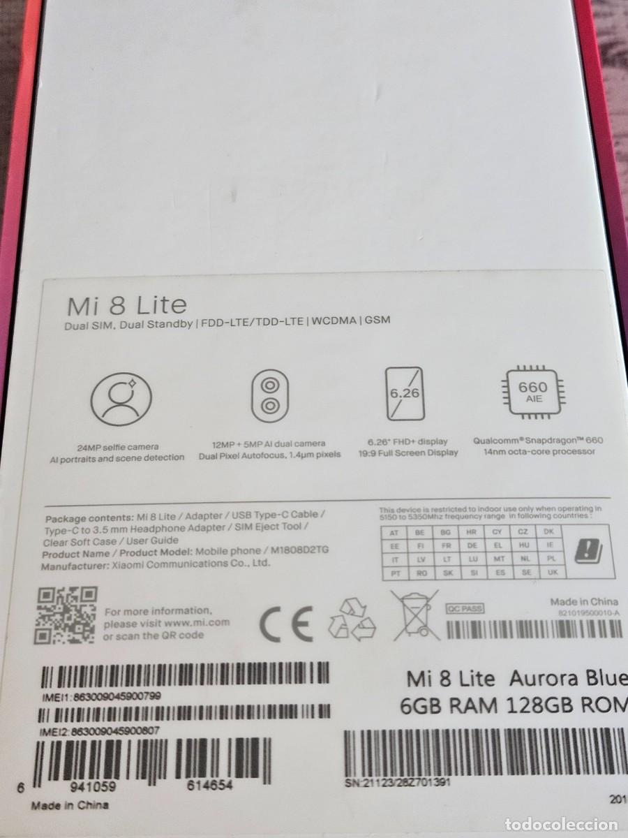 Segunda mano: Smartphone Xiaomi MI 8 Lite Con Su Caja Original. - Foto 12