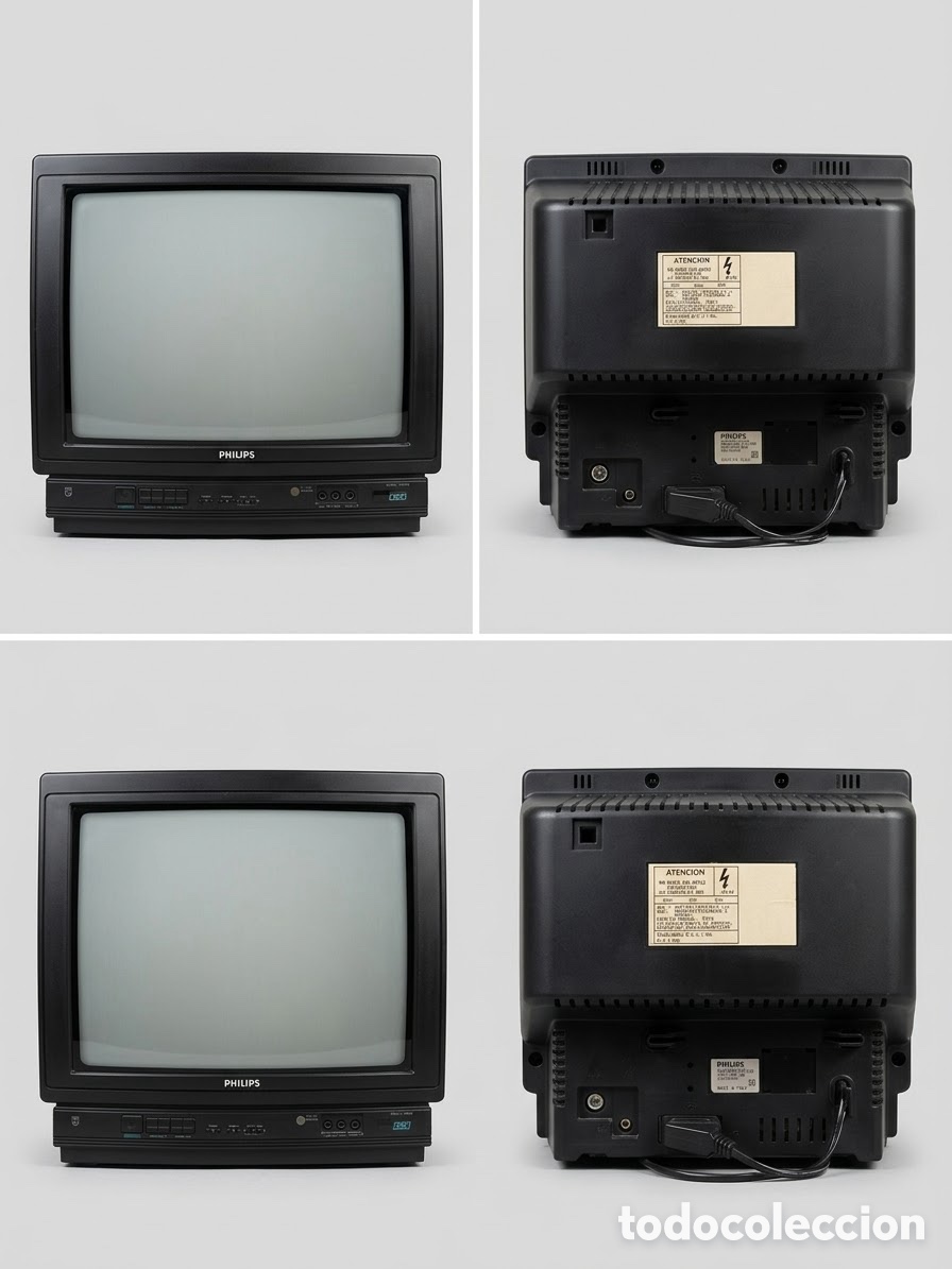 Segunda mano: Televisor de Tubo CRT Philips de 17&rdquo;, modelo 17GR2540/36B (Chasis G90AE, madre Italy)