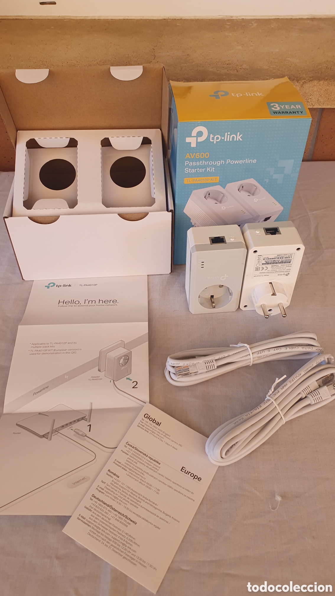 Segunda mano: Kit de inicio TP-Link AV600 Passthrough modeloTL-PA4010P KIT