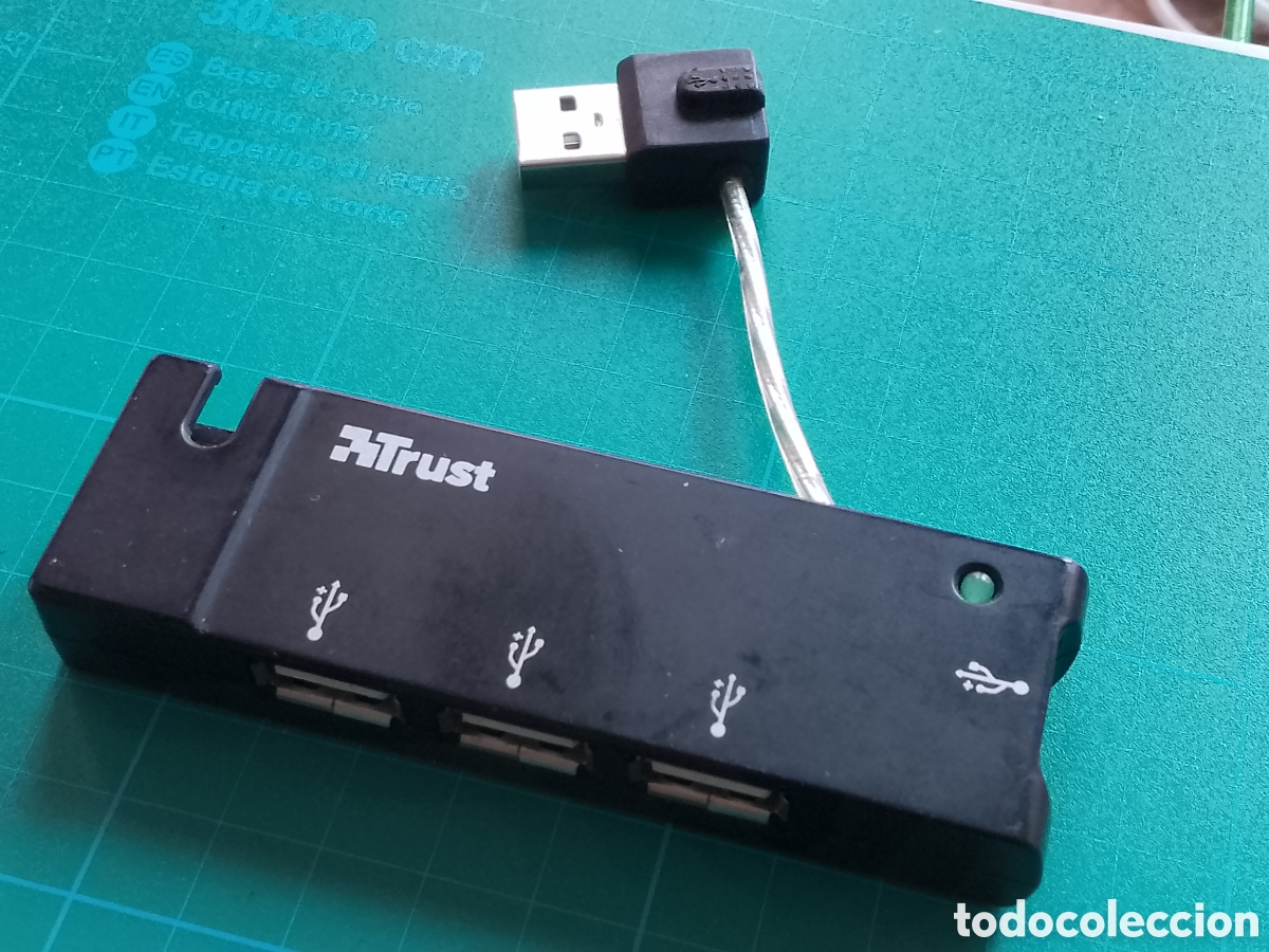 Segunda mano: TRUST . ADAPTADOR USB . 4 PUERTOS. HALIX . Hub USB . 4-Port Mini, 2.0
