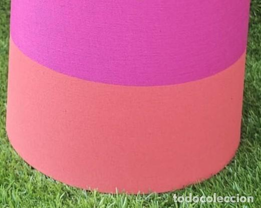 Zweite Hand: L&aacute;mpara de techo fucsia y coral Como nuevo &middot; Tela