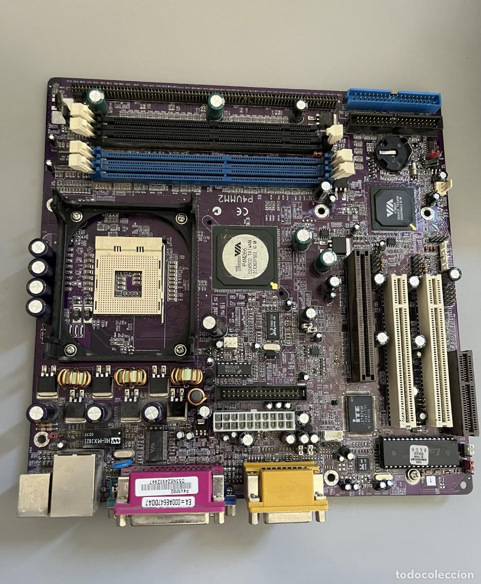 Segunda mano: Placa Base ECS P4VMM2 S478 (Piezas)