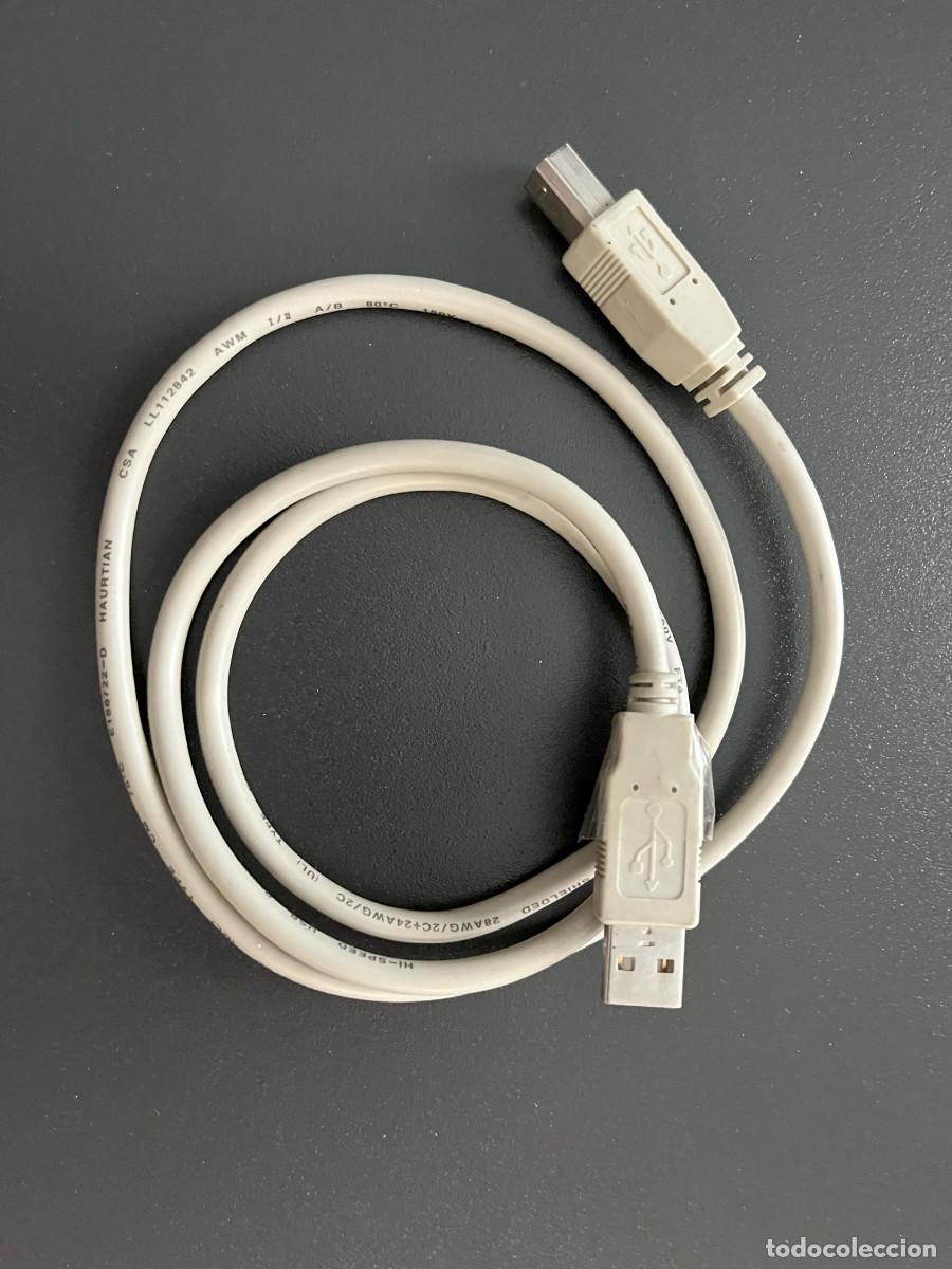 Segunda mano: Cable Impresora USB 2.0 A-B 0,5m