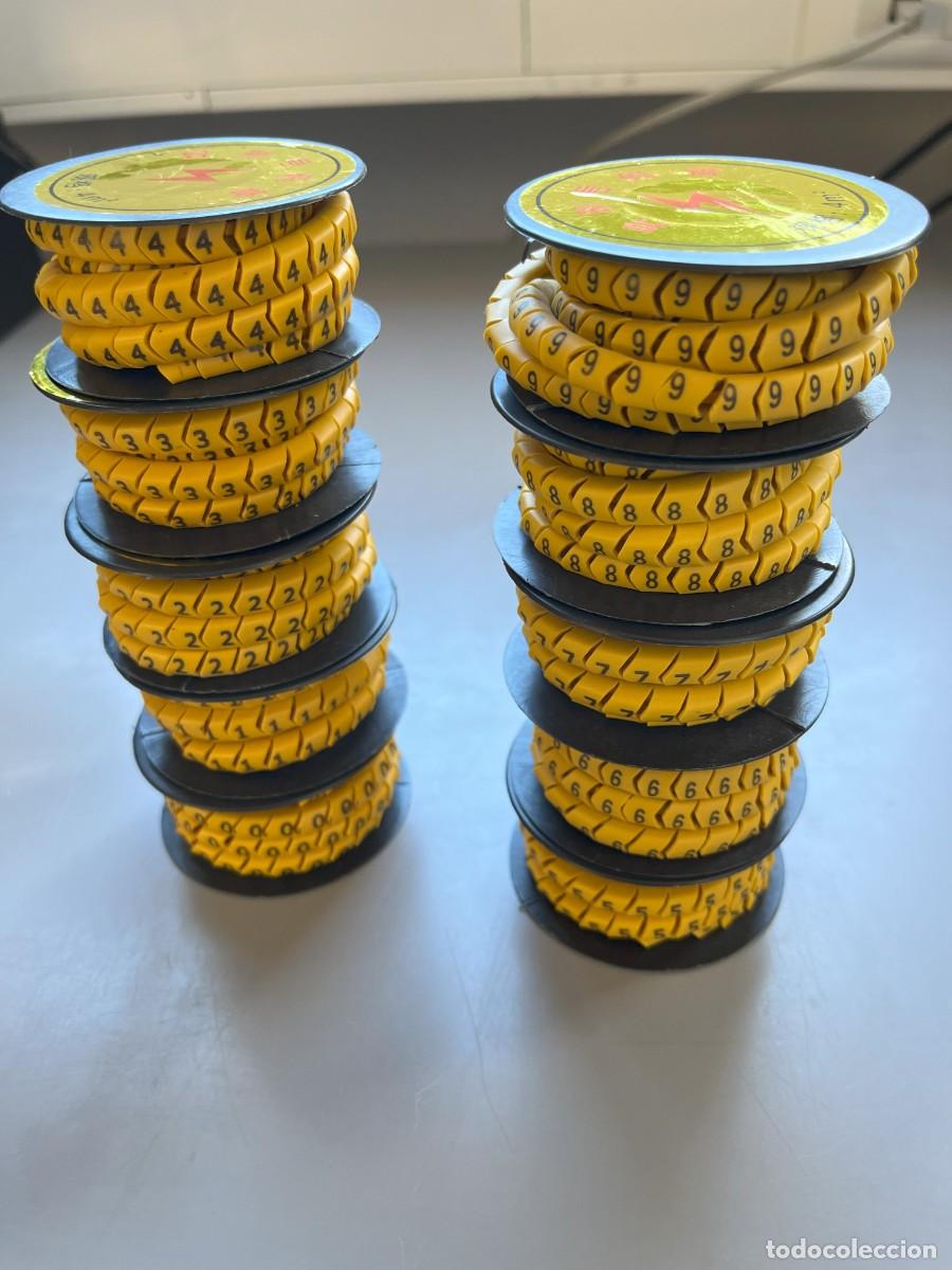 Segunda mano: 10 Rollos Marcadores Cable 4mm&sup2; 0-9 - Foto 2