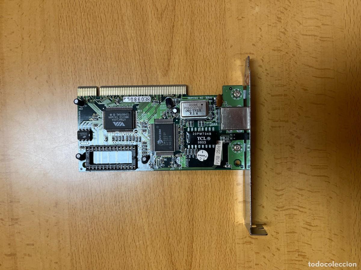 Segunda mano: Tarjeta Red Retro PCI RJ45 Chip VIA