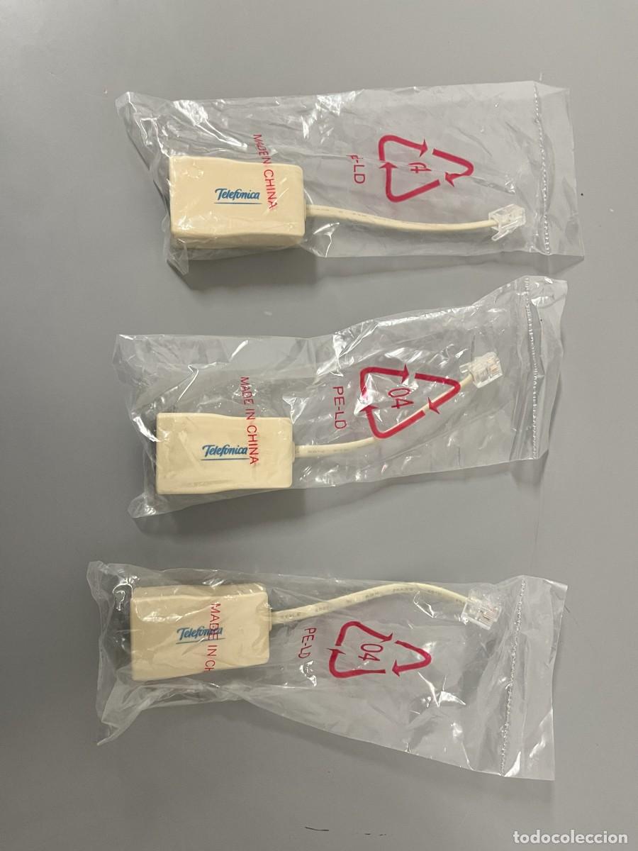 Segunda mano: Pack 3 Filtros ADSL Telef&oacute;nicos