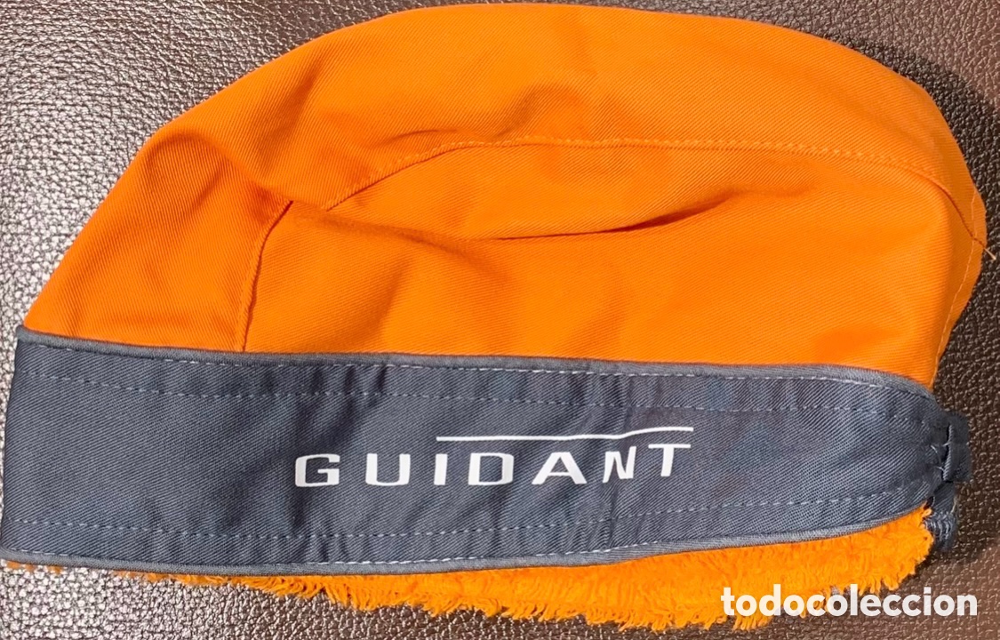 Segunda mano: Gorro Quir&uacute;rgico Ajustable. Publicidad GUIDANT.