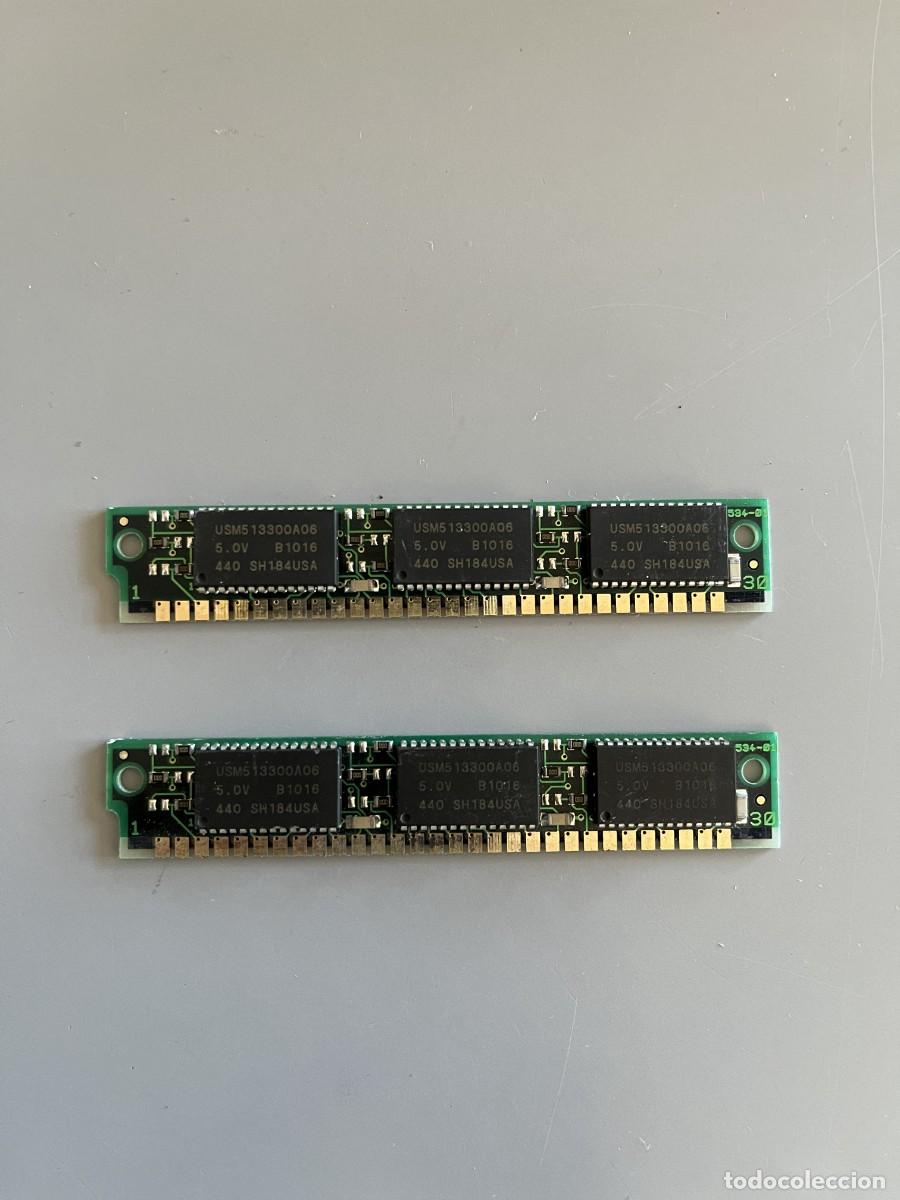 Segunda mano: Pareja RAM 30-pin SIMM Retro 2x 1MB