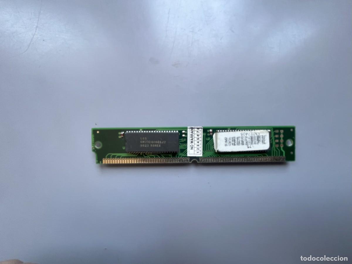 Segunda mano: RAM 8MB LG EDO SIMM 72 pines 70ns PC