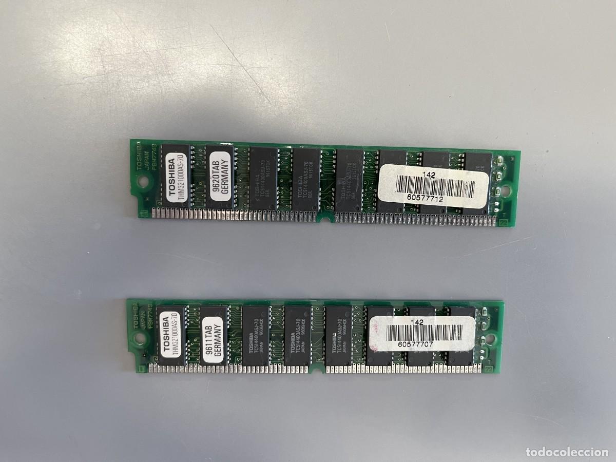 Segunda mano: RAM 8MB (2x4MB) Toshiba SIMM 72 70ns