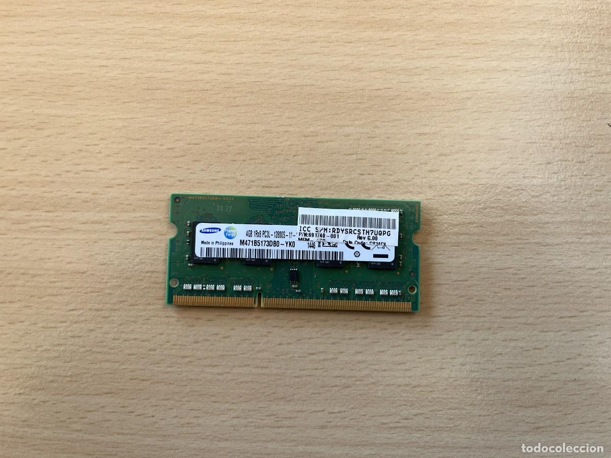 Segunda mano: RAM 4GB DDR3L 1600MHz Samsung SODIMM