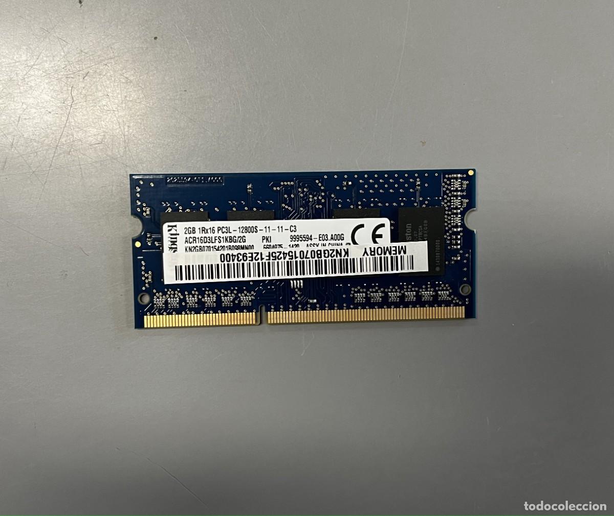 Segunda mano: RAM 2GB PC3L 12800S Kingston SODIMM