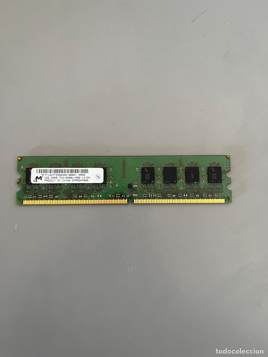Segunda mano: RAM 4GB (2x2GB) DDR2 800MHz Micron PC2 - Foto 2
