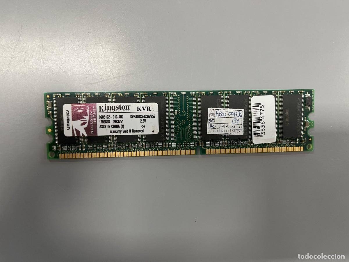 Segunda mano: RAM 256MB DDR 400MHz Kingston PC-3200
