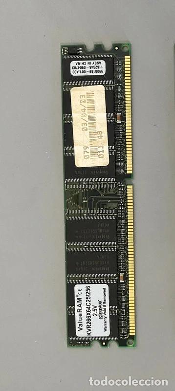Segunda mano: RAM 256MB DDR 266MHz Kingston KVR