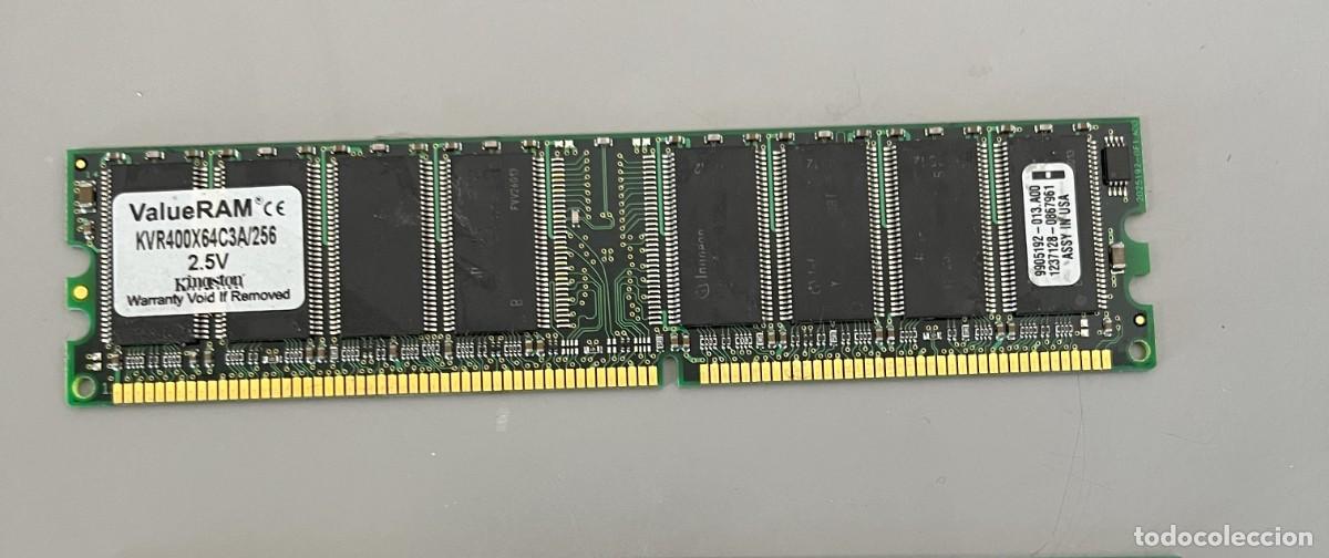 Segunda mano: RAM 256MB DDR 400MHz 2,5V Kingston