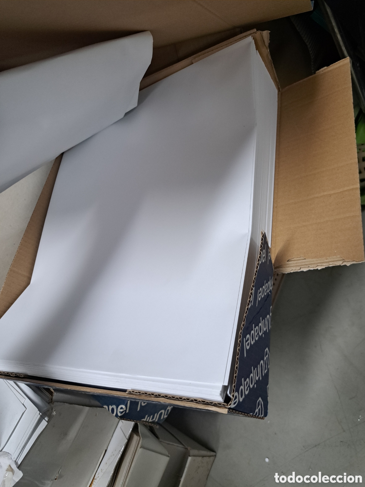 Segunda mano: Jml Lote 2 cajas completas 125 sobres 310mmx410mm unipapel blanco sin usar. Total 250 sobres de 310m