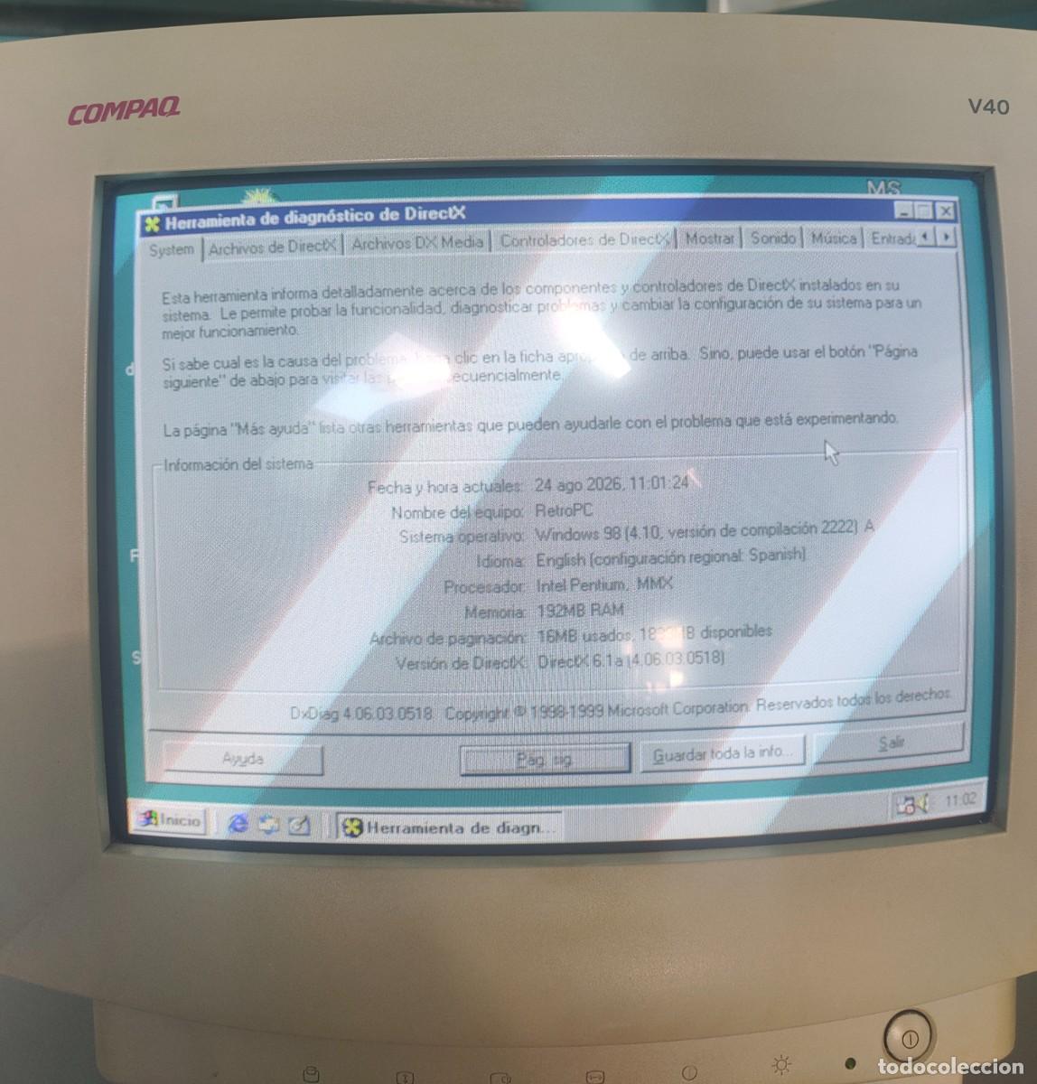 Segunda mano: COMPAQ DESKPRO 2000 | PENTIUM MMX | PACK RETRO COMPLETO ️ - Foto 5