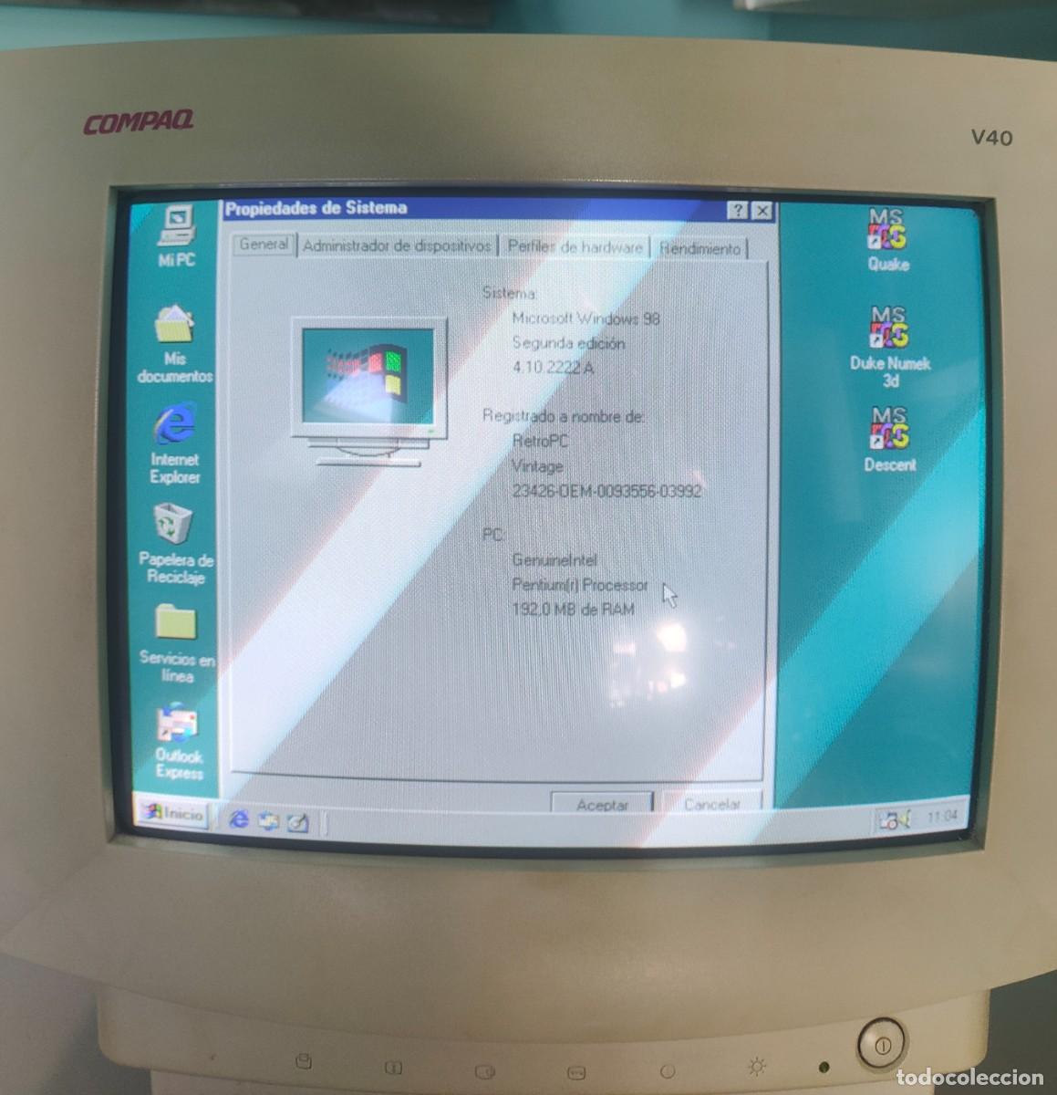 Segunda mano: COMPAQ DESKPRO 2000 | PENTIUM MMX | PACK RETRO COMPLETO ️ - Foto 10